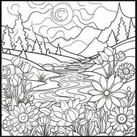 Spring Coloring Pages photo