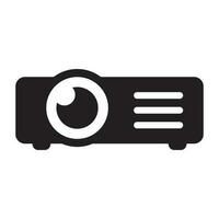 Projector icon. Vector design illustration.