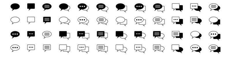 Chat icon. Talk bubble speech sign. Comment icon. Message, speech bubble vector icon.