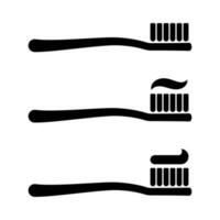 Toothbrush icon, vector. vector