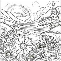 Spring Coloring Pages photo