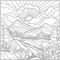 Spring Coloring Pages photo