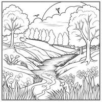 Spring Coloring Pages photo