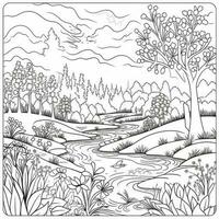 Spring Coloring Pages photo