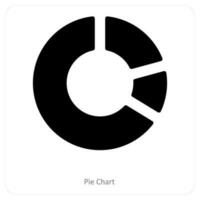 Pie Chart and diagram icon concept vector