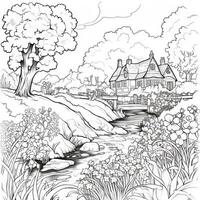 Spring Coloring Pages photo