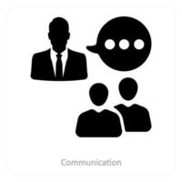 Communication and chat icon concept vector