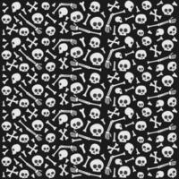 skull seamless pattern. skull pattern background. crossbones and skull pattern. skull print fabric. vector