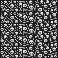 skull seamless pattern. skull pattern background. crossbones and skull pattern. skull print fabric. vector