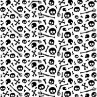 skull seamless pattern. skull pattern background. crossbones and skull pattern. skull print fabric. vector