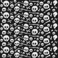 skull seamless pattern. skull pattern background. crossbones and skull pattern. skull print fabric. vector