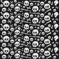 skull seamless pattern. skull pattern background. crossbones and skull pattern. skull print fabric. vector