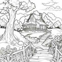 Spring Coloring Pages photo