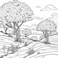 Spring Coloring Pages photo