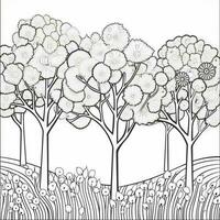 Spring Coloring Pages photo