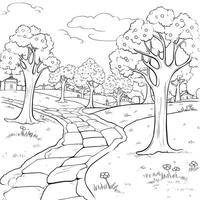 Spring Coloring Pages photo