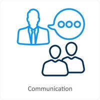 Communication and message icon concept vector