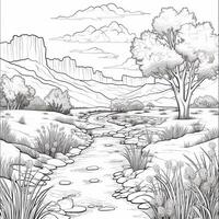 Spring Coloring Pages photo