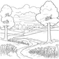 Spring Coloring Pages photo