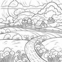 Spring Coloring Pages photo