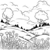 Spring Coloring Pages photo