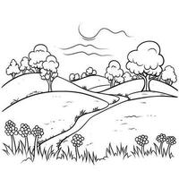 Spring Coloring Pages photo