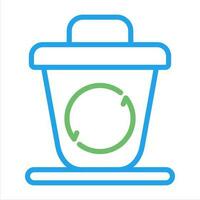 Recycling bin Vector Icon