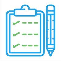 Writing pad Vector Icon