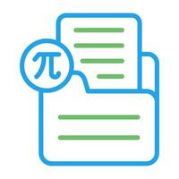 Document Insert Formula Vector Icon