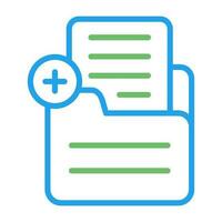 Document Add Vector Icon