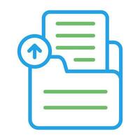 Document Upload Vector Icon
