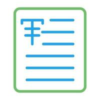 Document Strikethrough Vector Icon