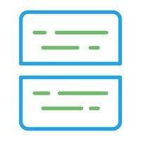 Document Split Vector Icon