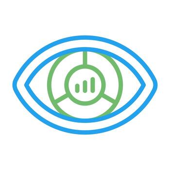 icono de vector de visualización de datos