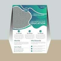 flyer design invitation design vector