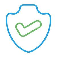 Sheild Check Vector Icon