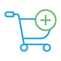 Shoping Cart Add Vector Icon