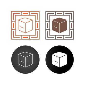 Cube Vector Icon