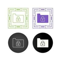 Secure Folder Vector Icon