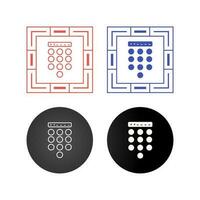 Passcode Lock Vector Icon