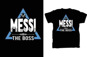 messi t camisa diseño vector