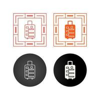 Luggage Bag Vector Icon