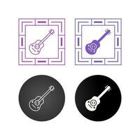 icono de vector de guitarra