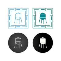 Water Tower Vector Icon