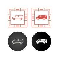 Delivery Bus Vector Icon