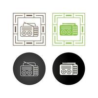 Old Radio Vector Icon