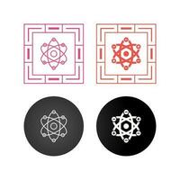 Atom Structure Vector Icon