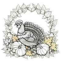 ThanksGiving Coloring Pages photo