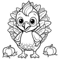 ThanksGiving Coloring Pages photo