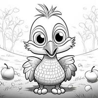 ThanksGiving Coloring Pages photo